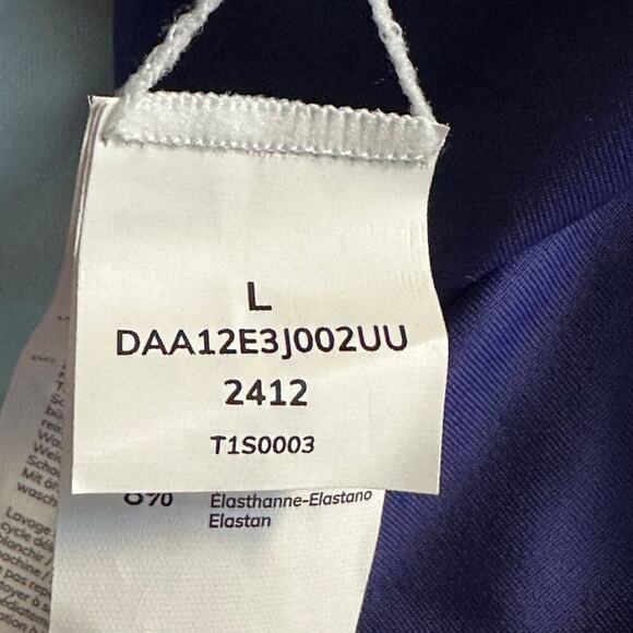 CUPSHE Women’s One Piece Swimsuit L Purple Twist Cutout Ruched Adjustable Straps - Picture 6 of 9